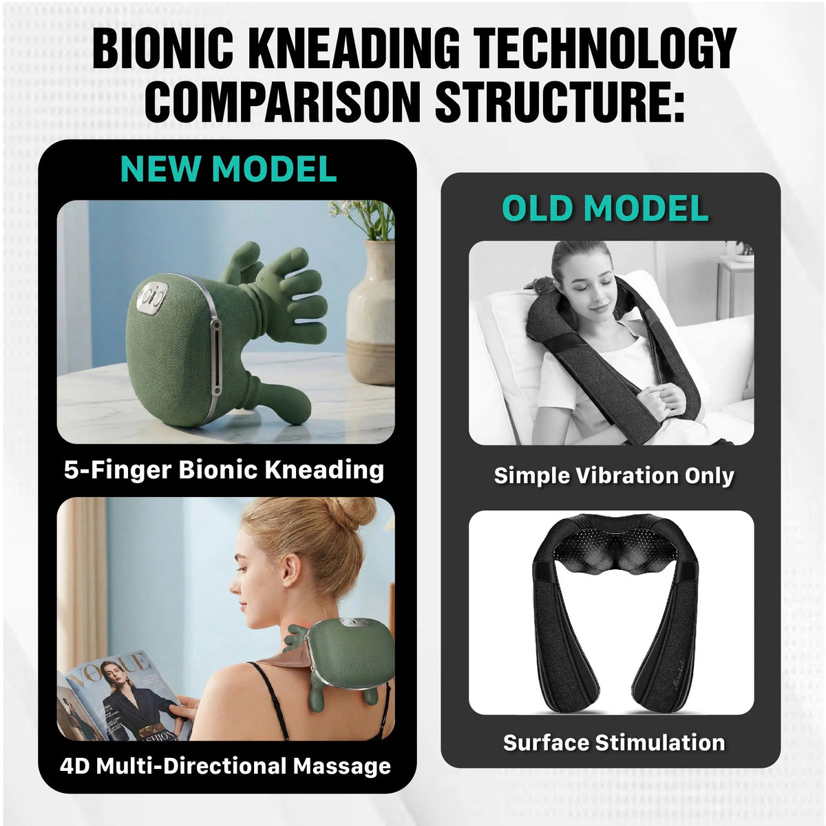 Heated Neck and Shoulder Massager - lifestyle photo